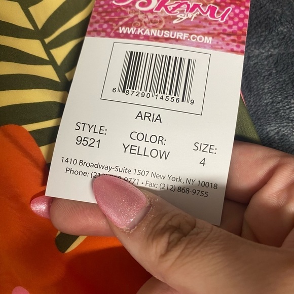 3 available, size 4. Kanu surf one piece bathing suits - Picture 3 of 3